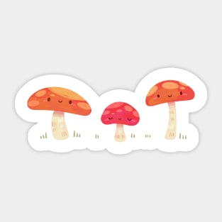 Mushrooms Sticker